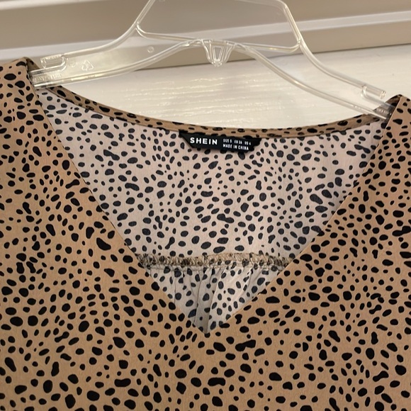 SHEIN Leopard Print Blouse Size S - Picture 8 of 9